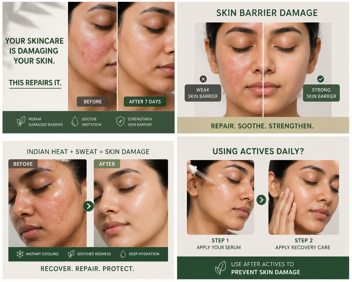 Gloweza Skin Recovery Gel (100g) Barrier Repair + Cooling Therapy